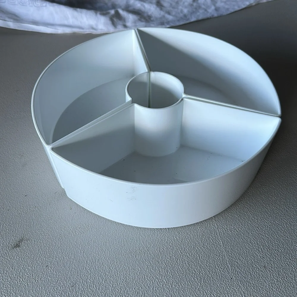 Crate and Barrel Three Piece Modular Centerpiece Serving Bowls